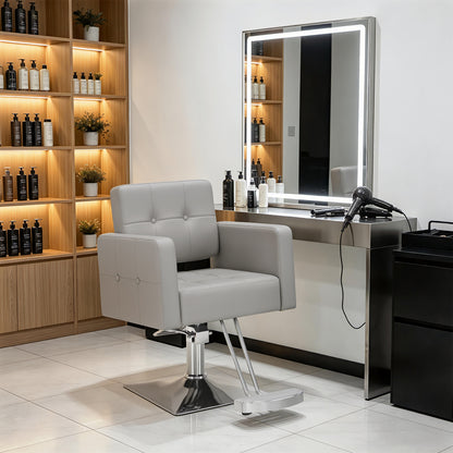 BarberPub Classic Hydraulic Styling Chair for Professionals, Barber Salon Chair 9468