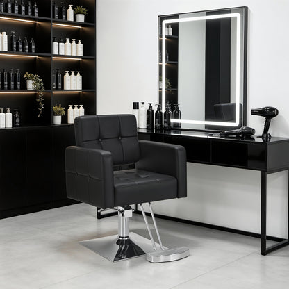 BarberPub Classic Hydraulic Styling Chair for Professionals, Barber Salon Chair 9468