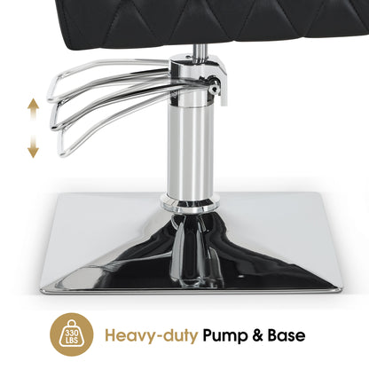 BarberPub Classic Hydraulic Styling Chair for Professionals, Barber Salon Chair 8819