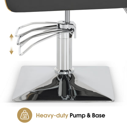 Salon Spa Barber Styling Chair, Classic Hydraulic Model for Pro Salons Use 8885