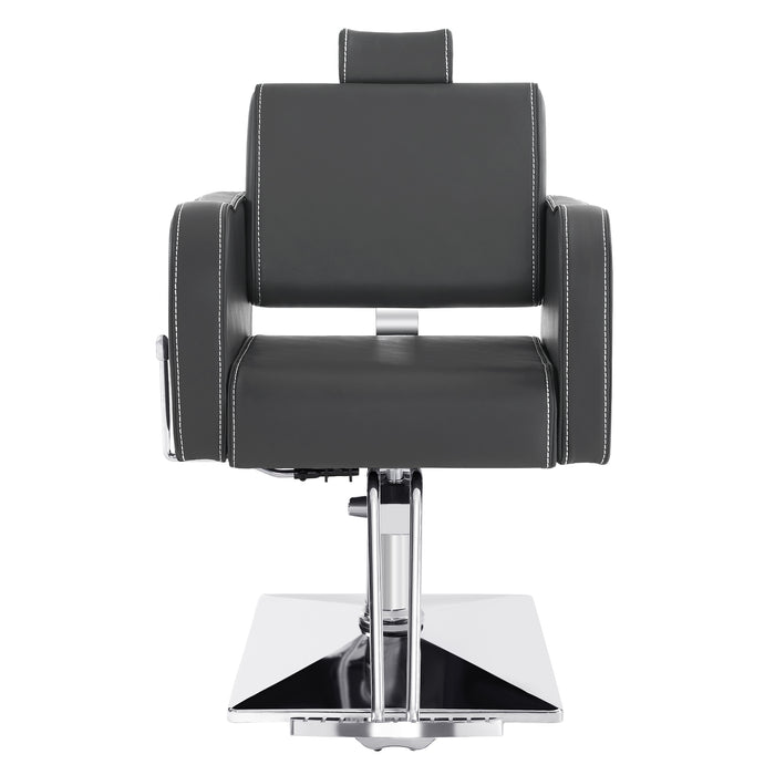 BarberPub Recliner Hydraulic Barber Chair Classic Antique Hair Spa Salon Styling Beauty Equipment 3124