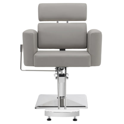 BarberPub Barber Salon Chair for Hair Stylist, Hydraulic Reclining Styling Chair 9410