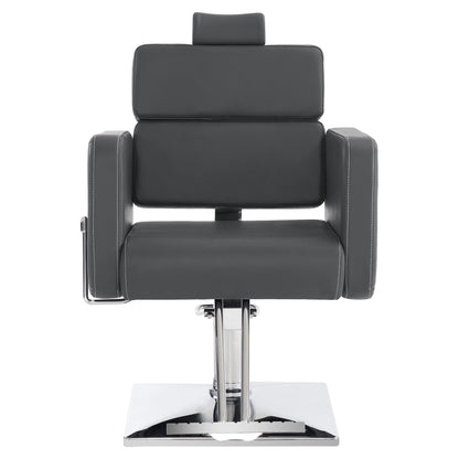 BarberPub Barber Chair, Reclining Hydraulic Salon Chair for Barbershop 2065