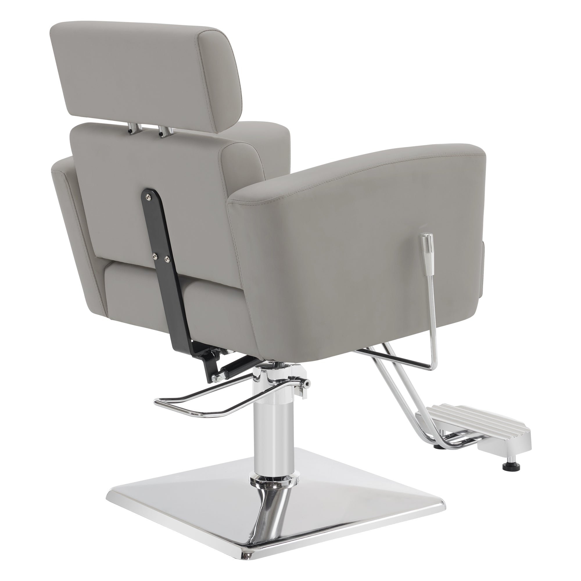 BarberPub Barber Salon Chair for Hair Stylist, Hydraulic Reclining Styling Chair 9410