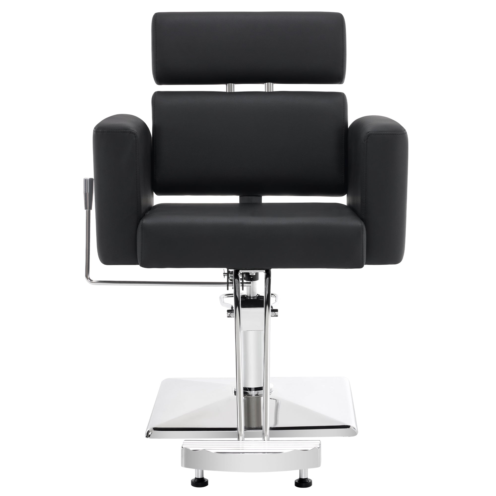 BarberPub Barber Salon Chair for Hair Stylist, Hydraulic Reclining Styling Chair 9410