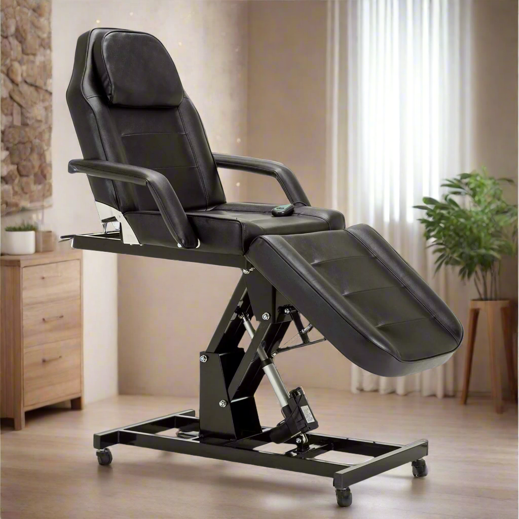 BarberPub Salon SPA Electric Massage Bed Tattoo Chair Facial Adjustable Table 0100