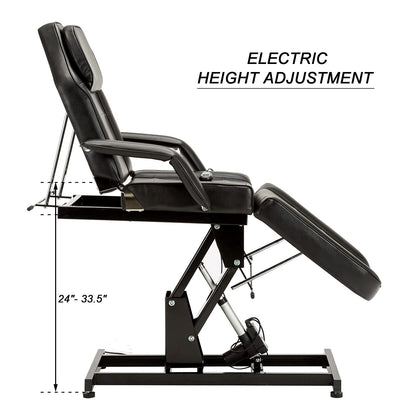 BarberPub Salon SPA Electric Massage Bed Tattoo Chair Facial Adjustable Table 0100