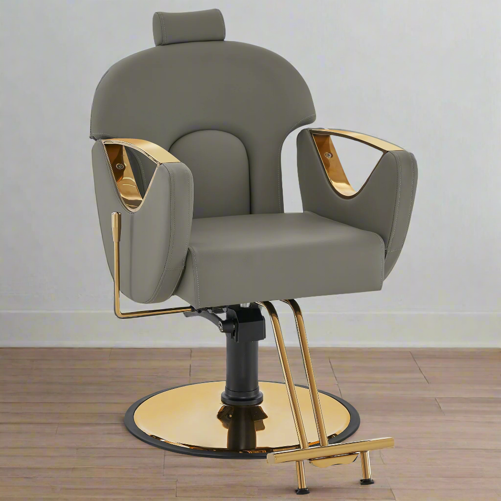 BarberPub Barber Chair for Hair Stylist, All Purpose Reclining Salon Hair Chair 9578