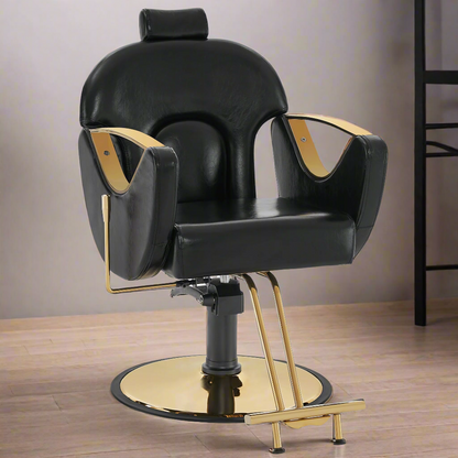 BarberPub Barber Chair for Hair Stylist, All Purpose Reclining Salon Hair Chair 9578