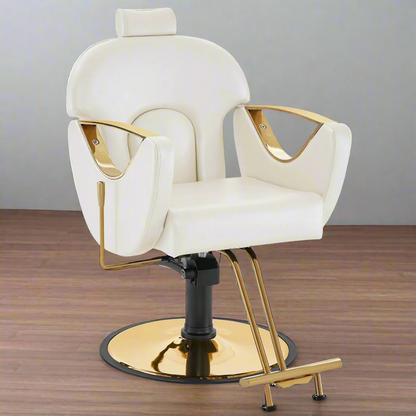 BarberPub Barber Chair for Hair Stylist, All Purpose Reclining Salon Hair Chair 9578