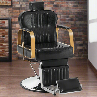 BarberPub All Purpose Reclining Barber Chair, Hair Stylist Salon Chair 9238