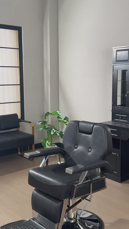 BarberPub All Purpose Barber Chair,Reclining Salon Styling Barbershop Equipment 2801