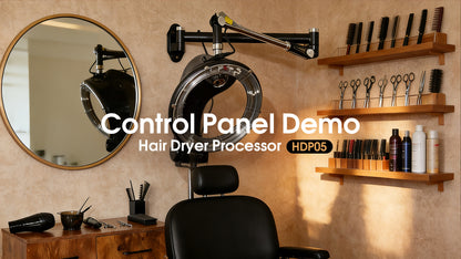 950W Professional Salon Wall Mounted Hair Dryer Processor with Swing Arm HDP05