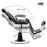 BarberPub Heavy Duty Metal Luxury Vintage Barber Chair All Purpose Professional Hydraulic Reclining Salon Beauty Spa Chair Styling Equipment 8739