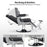 BarberPub Classic Barber Chair, Professional 660lbs Hydraulic Pump, All Purpose Recline Salon Styling Equipment, 360 Degrees Swivel for Hair Stylist, Barbershop, Salon&Spa Chair 8625