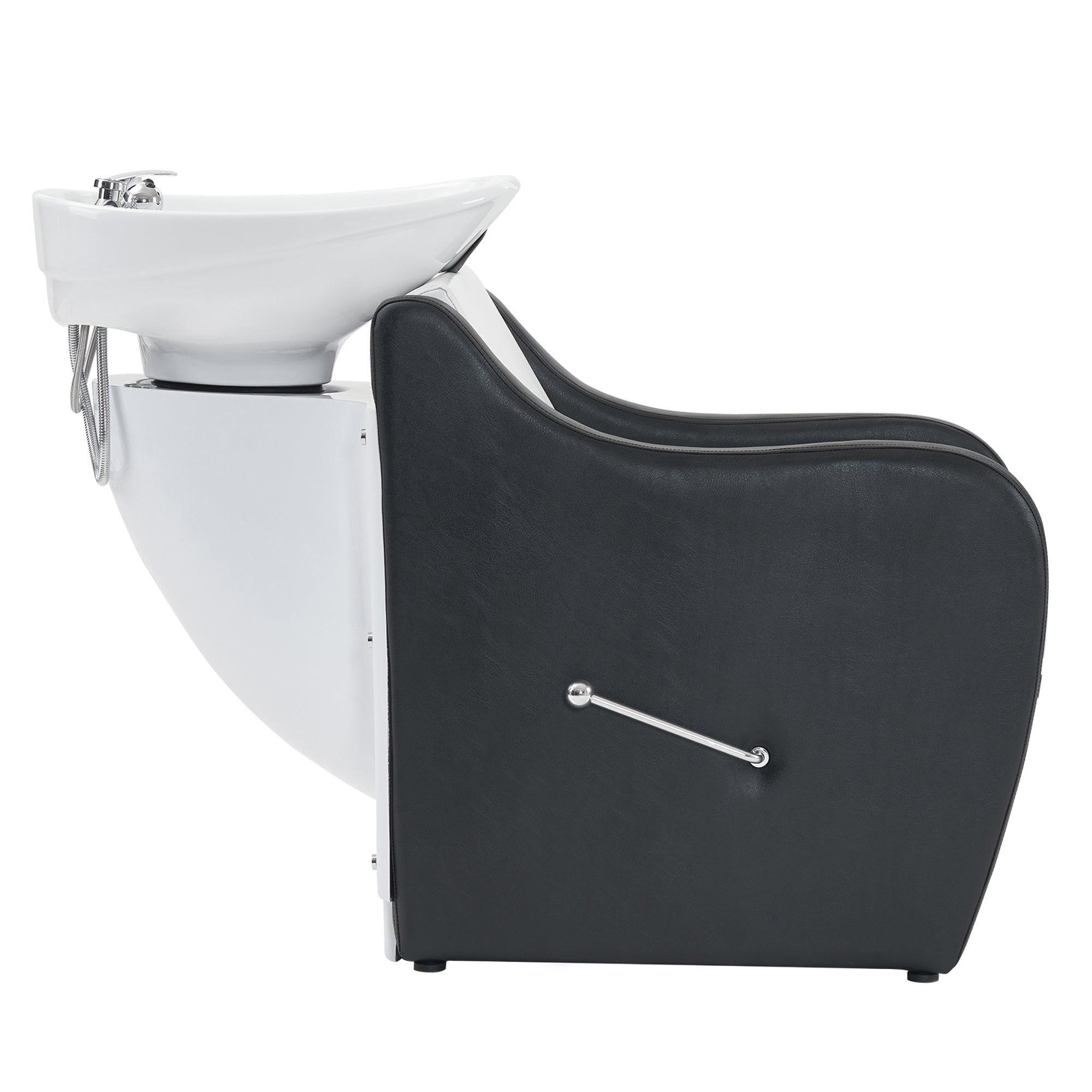 BarberPub Shampoo Station Chair for Salon, Backwash Ceramic Shampoo Bowl 9089