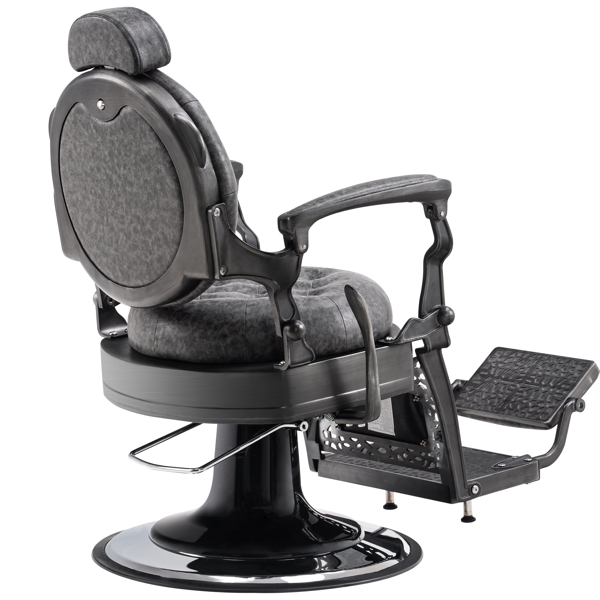 BarberPub Hydraulic Barber Chair, Heavy Duty Metal Frame Reclining Salon Chair 9213