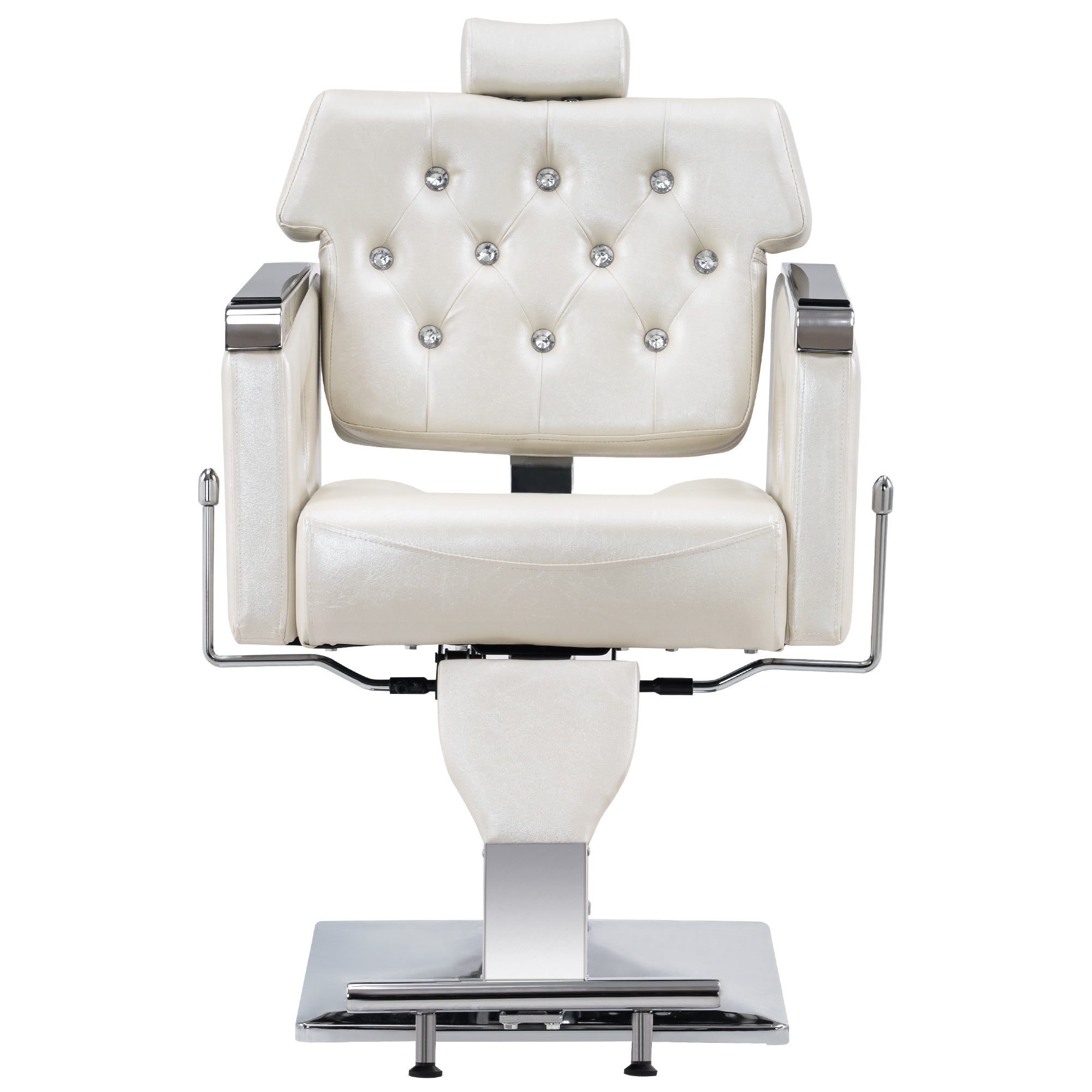 BarberPub Reclining Barber Chair for Hair Stylist, Hair Beauty Spa Salon Chair 8132