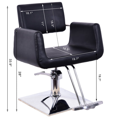 BarberPub Salon Chair, Hydraulic Hair Styling Barber Salon Equipment 1017