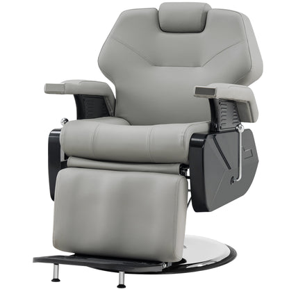 BarberPub Barber Chair for Barbershop, All Purpose Hydraulic Reclining Salon Chair 9208