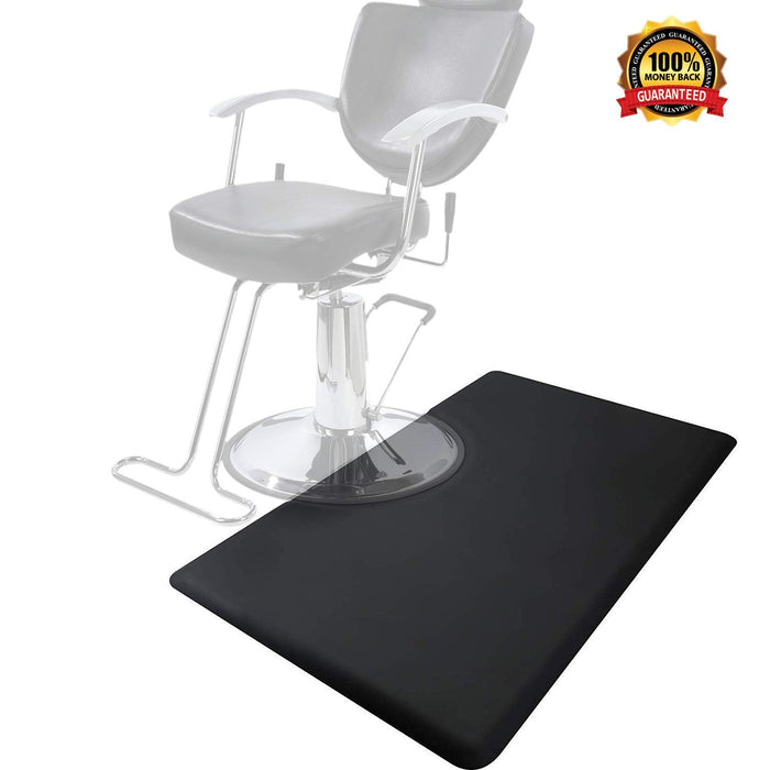 BarberPub 3'x5' Salon Barber Chair Anti-Fatigue Floor Mat Rectangle 1/2" Thick 0035