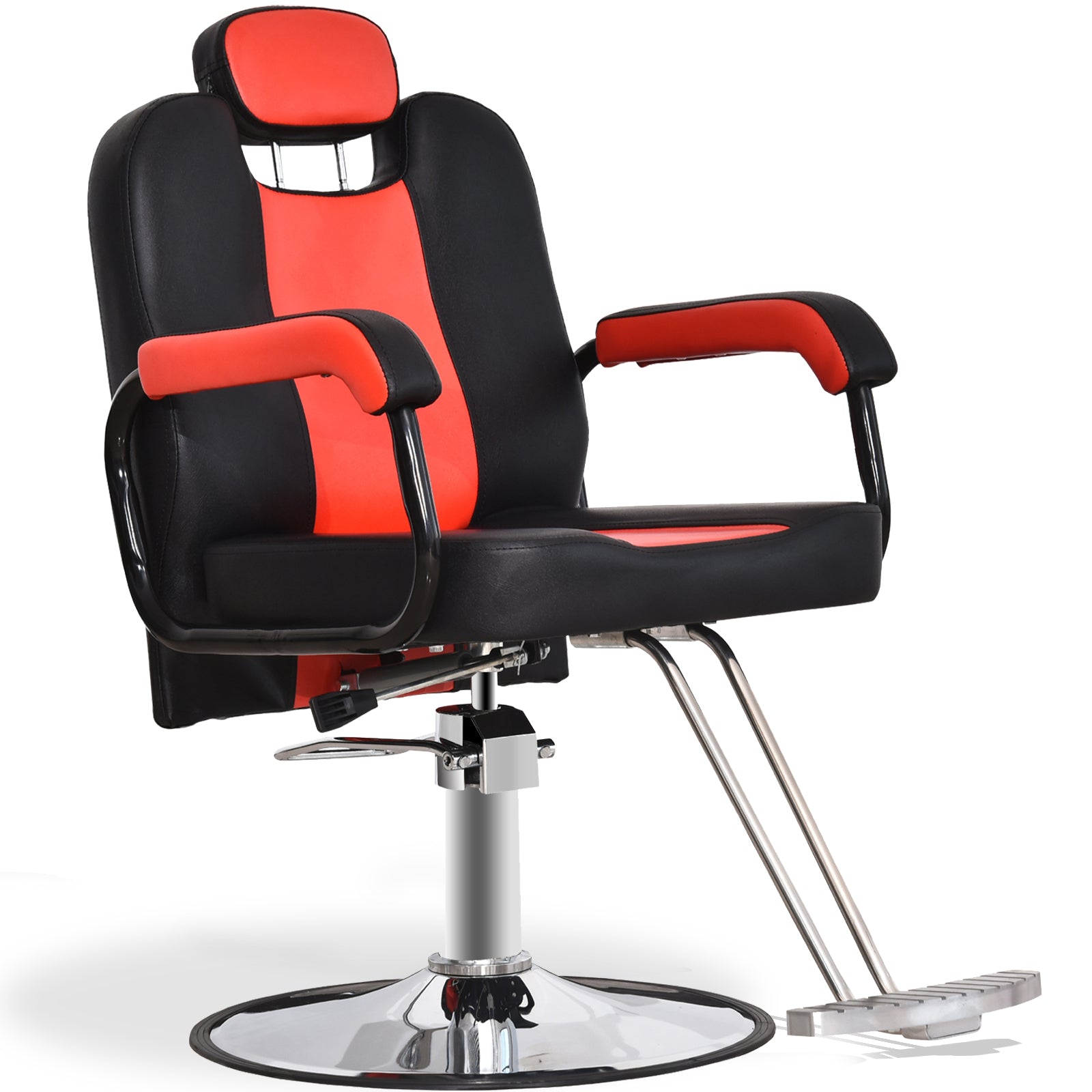 BarberPub Reclining Hydraulic Barber Chair, Salon Styling Beauty Spa Equipment 8241