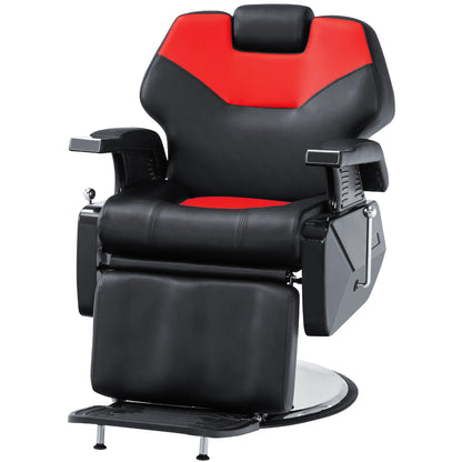 BarberPub Barber Chair for Barbershop, All Purpose Hydraulic Reclining Salon Chair 9208