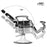 BarberPub Vintage Barber Chair All Purpose Heavy Duty Metal Hydraulic Recline Salon Beauty Spa Chair Equipment 3860