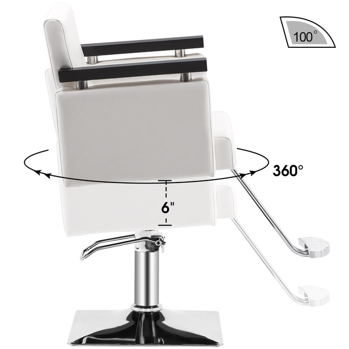 BarberPub Classic Hydraulic Swivel Salon Chair for Hair Stylist Home Salon Beauty Spa Hair Styling Chair 8803