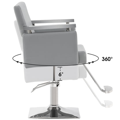 BarberPub Salon Chair, Styling Chair for Hair Stylist, Home Salon SPA Equipment 8808