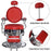 BarberPub Vintage Barber Chair All Purpose Heavy Duty Metal Hydraulic Recline Salon Beauty Spa Chair Equipment 3860