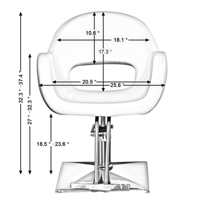 BarberPub Classic Hydraulic Barber Chair Salon Beauty Spa Hair Styling Chair 2046