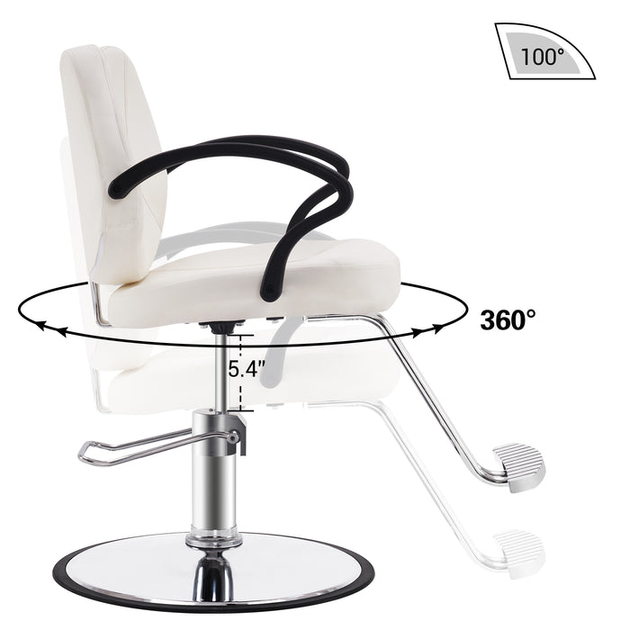 BarberPub Classic Hydraulic Barber Chair Salon Beauty Spa Hair Styling Equipment 2057