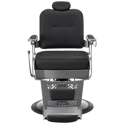 BarberPub Reclining Barber Chair, All Purpose Hydraulic Hair Stylist Salon Chair 2925