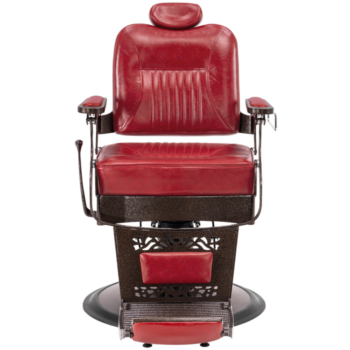 BarberPub Heavy Duty Metal Vintage Barber Chair All Purpose Hydraulic Recline Salon Beauty Spa Chair Styling Equipment 2925