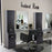 BarberPub Wall Mount Barber Station Hair Styling Drawer Storage Beauty Salon Spa Equipment 3207