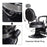 BarberPub Vintage Barber Chair Heavy Duty Metal Frame All Purpose Hydraulic Recline Beauty Salon Spa Equipment 3848