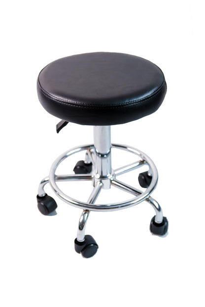 BarberPub Adjustable Hydraulic Rolling Swivel Salon Stool Chair Tattoo Massage 6003