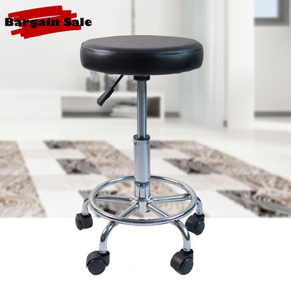 BarberPub Adjustable Hydraulic Rolling Swivel Salon Stool Chair Tattoo Massage 6003