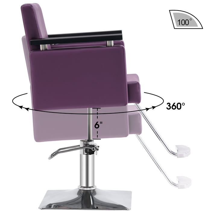 BarberPub Classic Hydraulic Swivel Salon Chair for Hair Stylist Home Salon Beauty Spa Hair Styling Chair 8803
