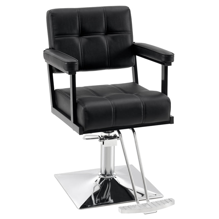 BarberPub Classic Styling Salon Chair for Hair Stylist Hydraulic Pump Swivel Barber Chair, Beauty Shampoo Salon Spa Equipment 8816