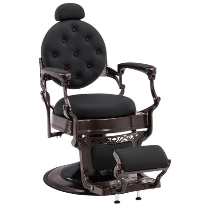 BarberPub Heavy Duty Barber Chair, All Purpose Hydraulic Reclining Salon Chair 8888