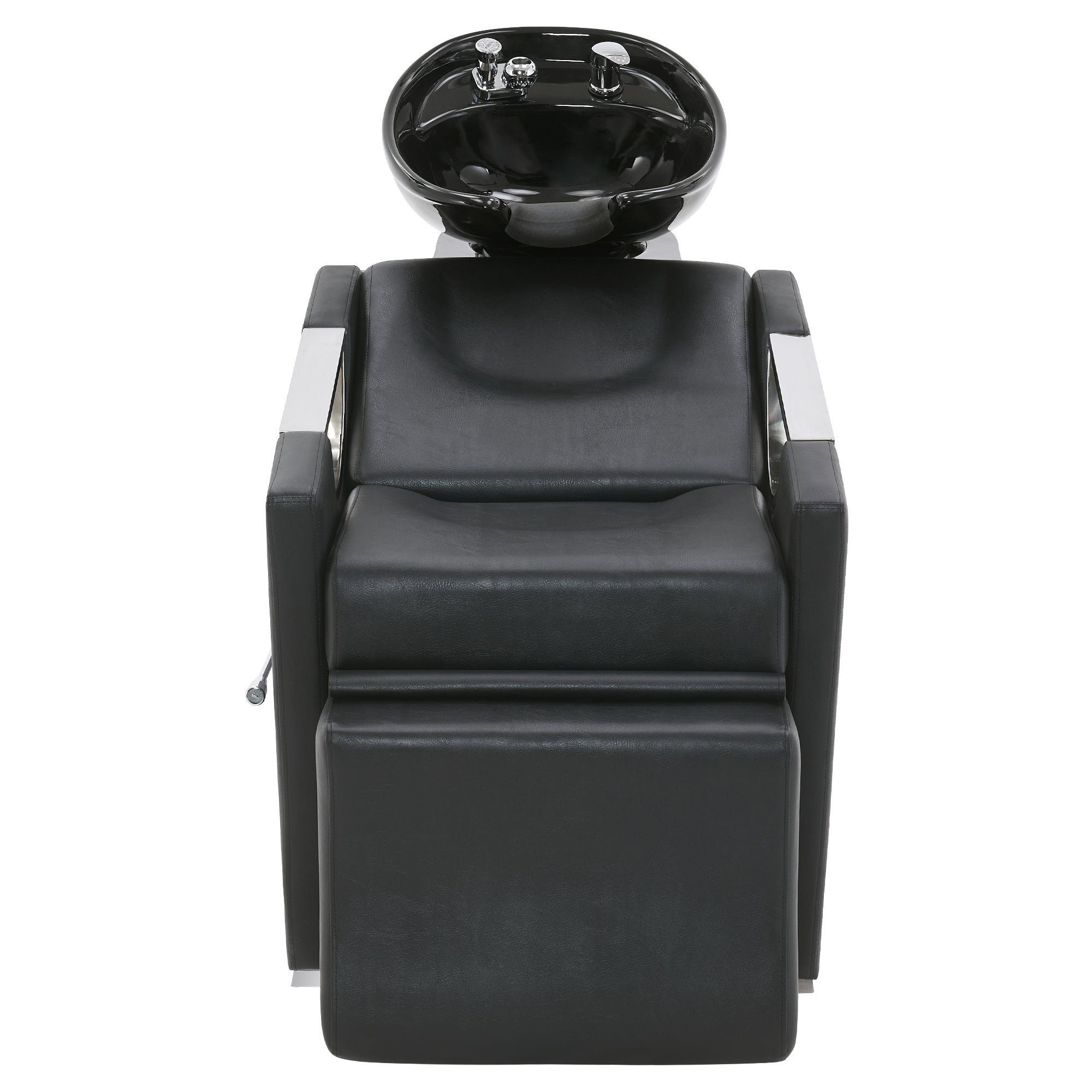 BarberPub Ceramic Bowl Shampoo Station Chair, Backwash Barber Salon Chair 9073