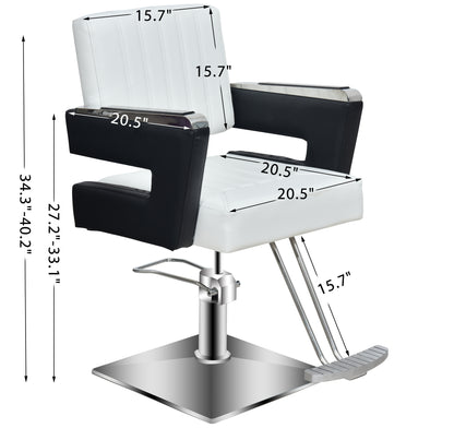 BarberPub All Purpose Hydraulic Salon Chair, Barber Styling Equipment 8815