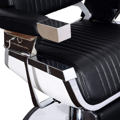 BarberPub Reclining Barber Chair, All Purpose Salon Chairs for Barbershop 2009