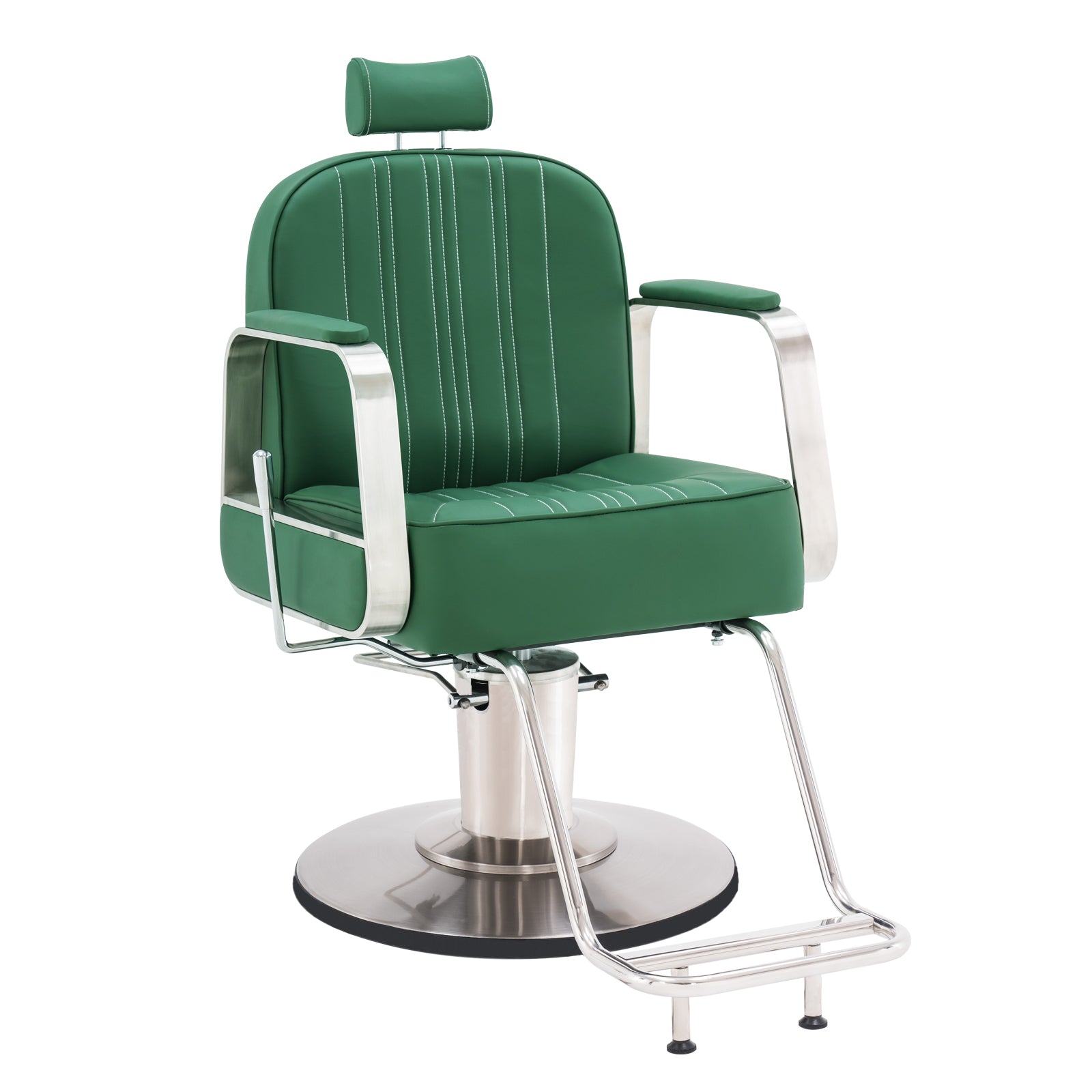 BarberPub Barber Chair for Hair Stylist, All Purpose Reclining Salon Styling Chair 8548