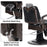 BarberPub Heavy Duty Metal Vintage Barber Chair All Purpose Reclining Hydraulic Pump Salon Beauty Spa Chair Hair Styling Equipment 9218