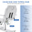 BarberPub Hydraulic Massage Bed Height Adjustable Tattoo SPA Chair Multi-functional Facial Table Beauty Equipment for Salon 2753