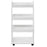 BarberPub 4-tier Storage Cart Rolling Utility Organizer with Shelves Multi-Purpose Rack Serving Trolley with Wheels 2030