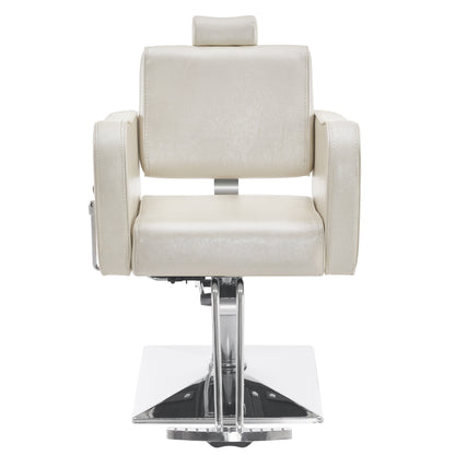 BarberPub Reclining Hydraulic Barber Chair, Spa Salon Styling Chairs for Barbershop 3124